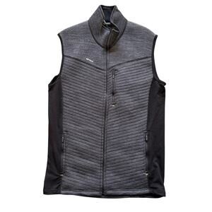 Devold Vest Mens Large Gray Merino Wool Tinden Spacer Full Zip Outdoors Norway